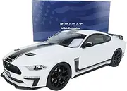 Scale Finished Model Car 1/18 Diecast for Ford Mustang R-Spec 2020 Resin Sports Car Model High Simulation Collectible Ornament Miniature Replica Car