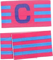 MUELODSIC Football Captain Arm Band Adjustable Soccer Player Band Durable Nylon Elastic Captain Armband for Men Women