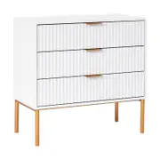Cooper & Co. Indy 80cm Chest of 3 Drawers White