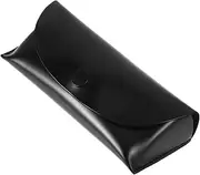 [BESTYASH] Men's Soft Sunglasses Case Pu Leather Eyewear Storage Box Large Capacity for Travel Dustproof and Scratch-resistant