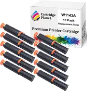 10 Pack Compatible Toner Cartridge for HP W1143A 143A (2,500 Pages) for HP Neverstop 1001 1001nw MFP 1201 1201n 1202 1202nw