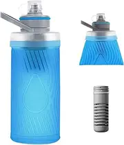 SurviMate 700ml Collapsible Water Filter Bottle,Squeeze Water Filtered Bottle，Emergency Water Filter，BPA Free, Ultra Light Survival Water Filter，Perfect for Hiking, Backpacking, Camping