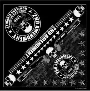 2nd amendment america's bandana 21"x 21" doo rag new