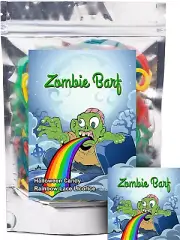 Zombie Barf Rainbow Lace Licorice Mixed Fruit Flavored Strings Fun Unique