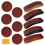 22Pcs Sanding Belts Multipurpose Sanding Discs Belt Sanders Sander Paper·~