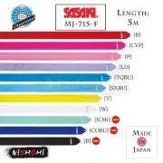 SASAKI - MJ-715-F - Rayon Ribbon (5m) - Rhythmic Gymnastics