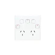 HPM Double Square Powerpoint With Extra Switch