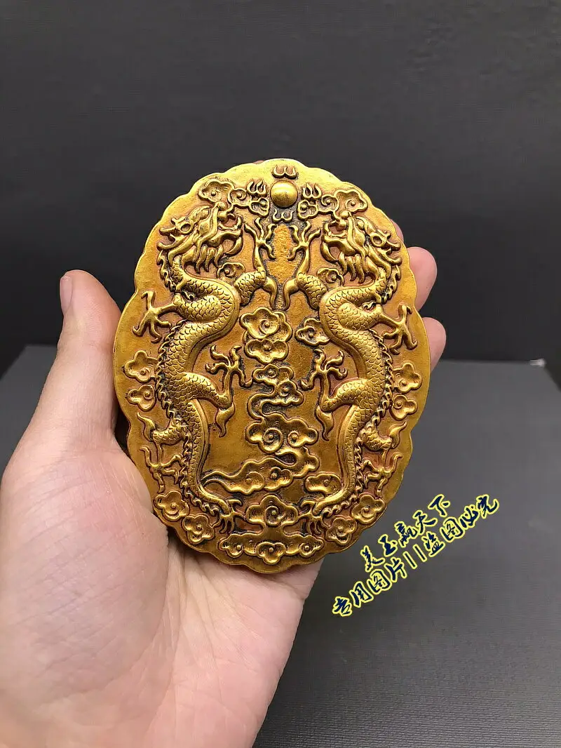 希少極美品！唐代 英国公李績古代兵符 令牌極 龍牌 aHR0cHM6Ly90c2hvcC5yMTBzLmNvbS