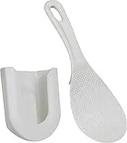Rice Cooker Spoon Holder and Case, Non-Stick Spatula With Holder, Kitchen Utensils