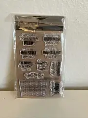 My Creative Time Basket tag Sentiments Stamp Set MCT-333