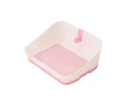 YES4PETS Medium Portable Dog Potty Training Tray Pet Puppy Toilet Trays Loo Pad Mat With Wall