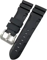[SKXMOD] Rubber Watchband 22mm 24mm 26mm Silicone Watch Strap For Panerai Submersible Luminor PAM Waterproof Bracelet