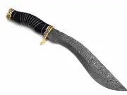custom handmade beautiful Damascus steel kukri knife AK 11