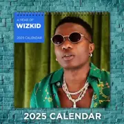 Wizkid 2025 Calendar, 12-Month Afrobeats Music Star Wall Calendar