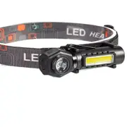 Rechargeable Led Headlamp with Xpe Cob Beads and Magnet Waterproof