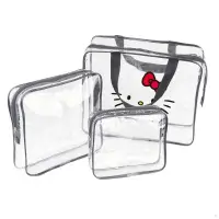 在飛比找蝦皮商城精選優惠-新品卡通kitty收納袋 ins輕奢透明化妝包 PVC防水洗