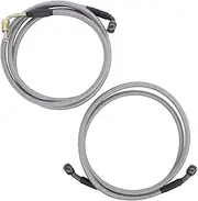 MOTOKU Front and Rear Brake Lines for Polaris RZR 570 800 900XP