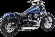 Cobra 4in Chrome El Diablo Full Exhaust for Harley Dyna Wide Glide 12-17