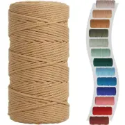 Macrame Cord 3mm 220yards 200 Meters Light Tan Macrame Supplies Macrame Yarn ...