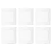6pcs Light Switch Guard Cover Wall Plate Panel Dustproof Waterproof Cover White