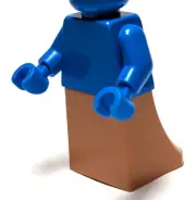 Lego - Minifigure Legs - Skirt / Dress, Light Brown Tan