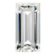Gemstone Moissanite True Light G-H-I Color 5X2.5mm Baguette