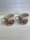 Campbell’s Replica 1910 Sovenier Postcard Soup Cup Mug Set (2) Whimsy