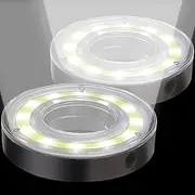 Retisee Glow Golf Putting Green Flags & Poles - LED Glowing Hole Lights (2 Pack) for Night Golf Play