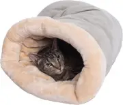 Warm Cat Sleeping Bag, Semi-Enclosed Bed for Small Pets, Washable Design