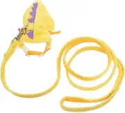 Abaodam 1 Set Comfortable Pet Leash Vest for Small Animals Unique Dinosaur Design Escaping Harness for Bunny Hedgehog Chinchilla and Ferret for Outdoor Walking and Training