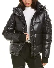 S13 Ella Gloss Straight Puffer Coat