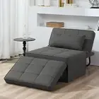 Multi-Function Folding Ottoman Sofa Bed Couch Lounger Modern Convertible Chair