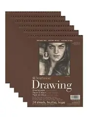 Strathmore 400 Series Drawing Paper Pad - 8 in. x 10 in. - [PACK OF 6]