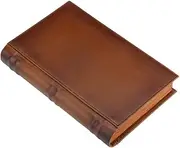 Cigar Humidor, Cedar Solid Wood Cigar Box Book Cigar Box with Cigar Cutter 5 Sticks (260 * 163 * 40MM),B