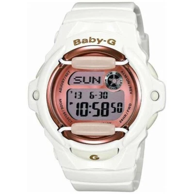 New Baby-G Casio BG-169G-7JF White Digital Ladies Watch Shock Resistant