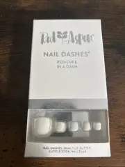 Red Aspen Nail Dashes Pedicure Toe - NEW Nova On Cloud 9 White