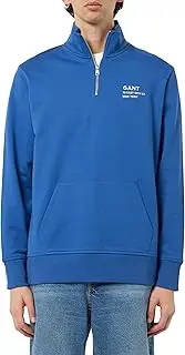 [GANT] Men's Script Graphic Half Zip Sweat Sweatshirt