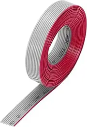 uxcell 28AWG IDC Wire Flat Ribbon Cable 3 m/9.8ft Length 1.27mm Pitch 10 Pin Gray for JTAG/ISP Connecting