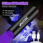 Mini 365nm LED UV Lamp Black Light Ultra Violet Flashlight Super Bright Torch Q