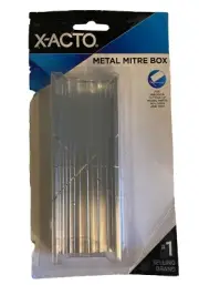 X-ACTO Metal/Aluminum Mitre Box Precision Cutting Of Model Parts Molding & Trim