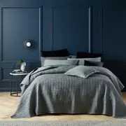 Bianca Orion Coverlet Set w/ Pillowcase Home/Room Bedding Grey