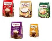 MOKATE INSTANT COFFEE 3in1 STICKS - 10x17G - SACHETS IRISH LATTE BROWN STRONG