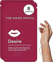 The Good Patch Desire Sexual Wellness Patches, Get in the Mood, Natural Patch with Vitamin B6, Reishi, Black Maca, Plant Powered Wearable Wellness, Botanical and Vitamin Patches (8 Total Patches)