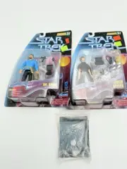 1997 Mr Spock & Edith Keeler + Tricorder- Star Trek NOS