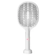2-In-1 Electric Insect Racket Swatter Zapper 4000V USB Rechargeable Summer Mosqu