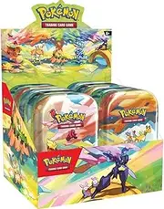 “Pokémon 210-85767 Vibrant Paldea Mini Tins Trading Card Game, Assorted”