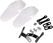 Handle Protector Shield Universal Motorcycle Hand Guard Wind Deflector Shield Hand Protector ABS Plastic Shield Falling Protection Handgrip Guard(2)