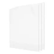 3Pcs Acrylic Sheets 8x8 Inch 1/8 Inch-3mm for Picture, White