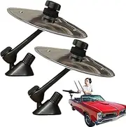 Car Crash Cymbal, Car Cymbal Air Vent Drums, Air Drums, Let's keep going, Make Driving More Fun, Easy Installation, Rugged (2pcs)