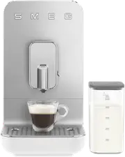 Smeg Bean To Cup Coffee Machine With Milk Steaming Wand Matte White